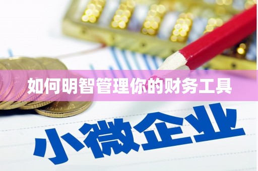 保康如何明智管理你的财务工具