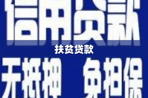 保康扶贫贷款