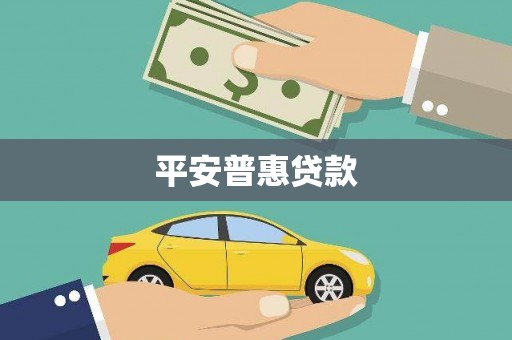 保康平安普惠贷款