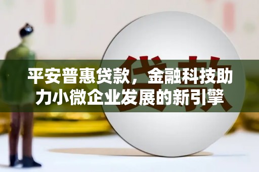 保康平安普惠贷款，金融科技助力小微企业发展的新引擎