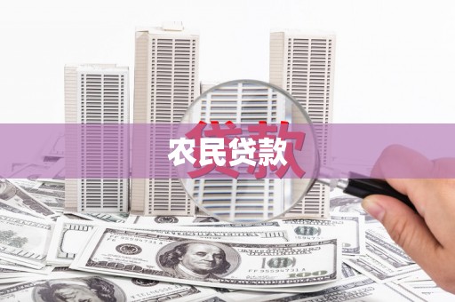 保康农民贷款
