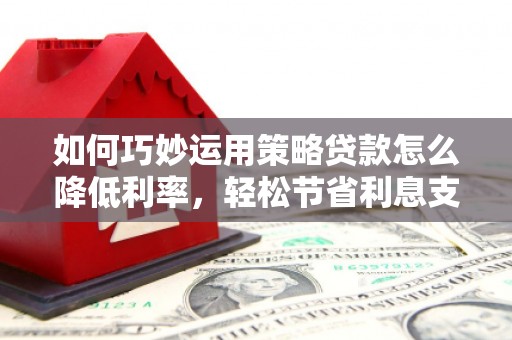 保康如何巧妙运用策略贷款怎么降低利率，轻松节省利息支出