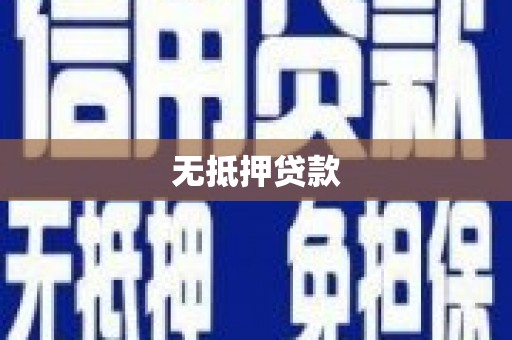 保康无抵押贷款