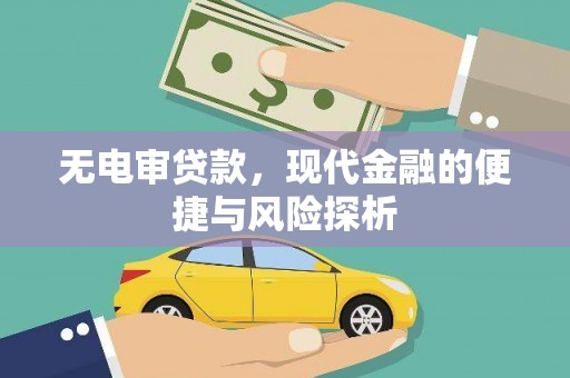 保康无电审贷款，现代金融的便捷与风险探析