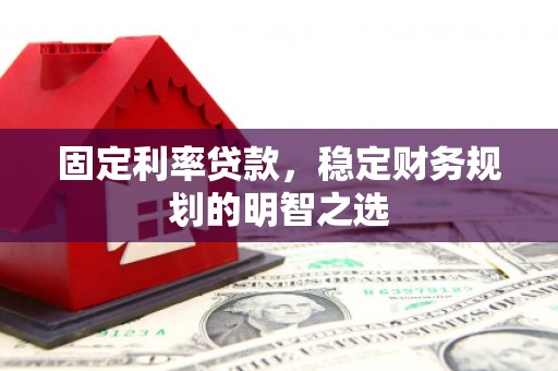 保康固定利率贷款，稳定财务规划的明智之选