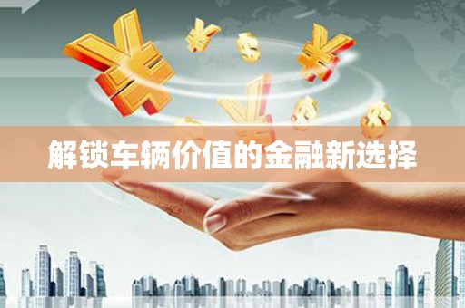 保康解锁车辆价值的金融新选择