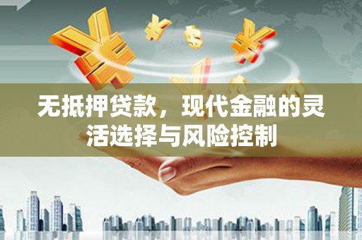 保康无抵押贷款，现代金融的灵活选择与风险控制