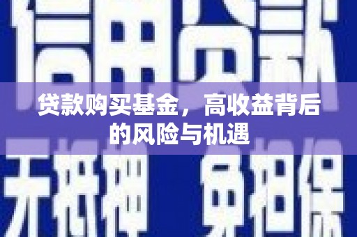 保康贷款购买基金，高收益背后的风险与机遇
