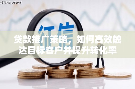 保康贷款推广策略，如何高效触达目标客户并提升转化率