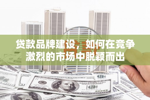 保康贷款品牌建设，如何在竞争激烈的市场中脱颖而出
