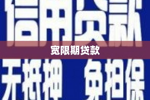 保康宽限期贷款