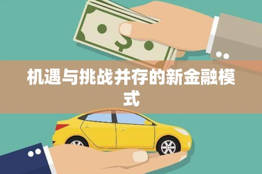 保康机遇与挑战并存的新金融模式