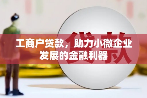 保康工商户贷款，助力小微企业发展的金融利器