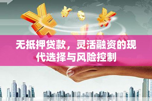 保康无抵押贷款，灵活融资的现代选择与风险控制