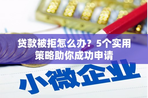 保康贷款被拒怎么办？5个实用策略助你成功申请