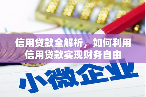 保康信用贷款全解析，如何利用信用贷款实现财务自由