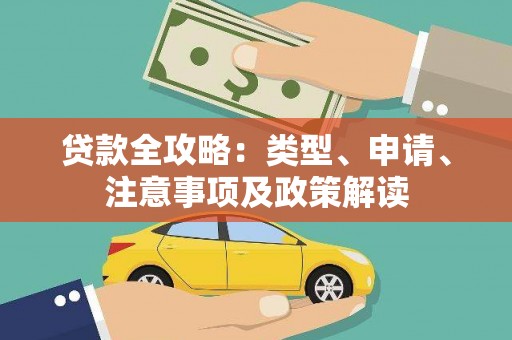 保康贷款全攻略：类型、申请、注意事项及政策解读